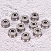 10Pcs U624Zz U Groove Ball Bearing Guide Pulley For Rail Track Linear 4*13*7Mm