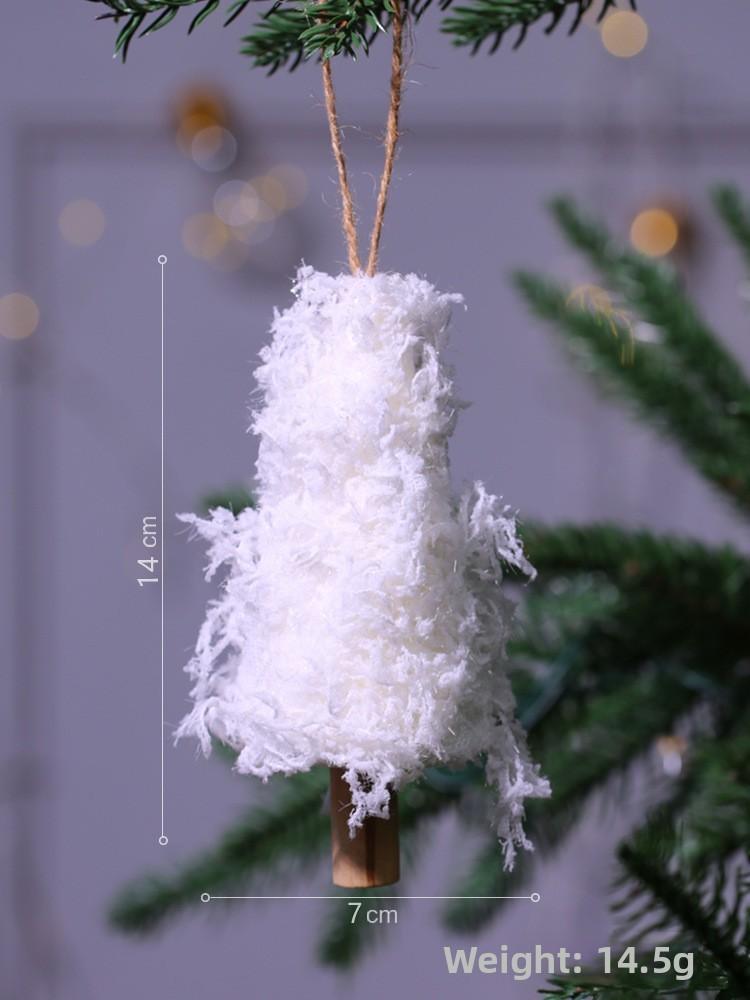 Creative Christmas Tree Socks Heart Shaped Feather Pendant Christmas Decoration For Festive Tree Decor