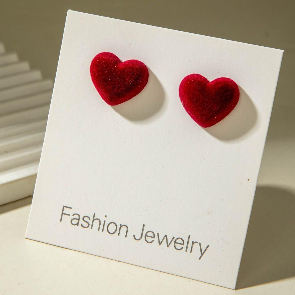 Pearl Wine Red Bow Drop Earrings Bowknot New Year Earrings Red Velvet Bow Earrings Decoration