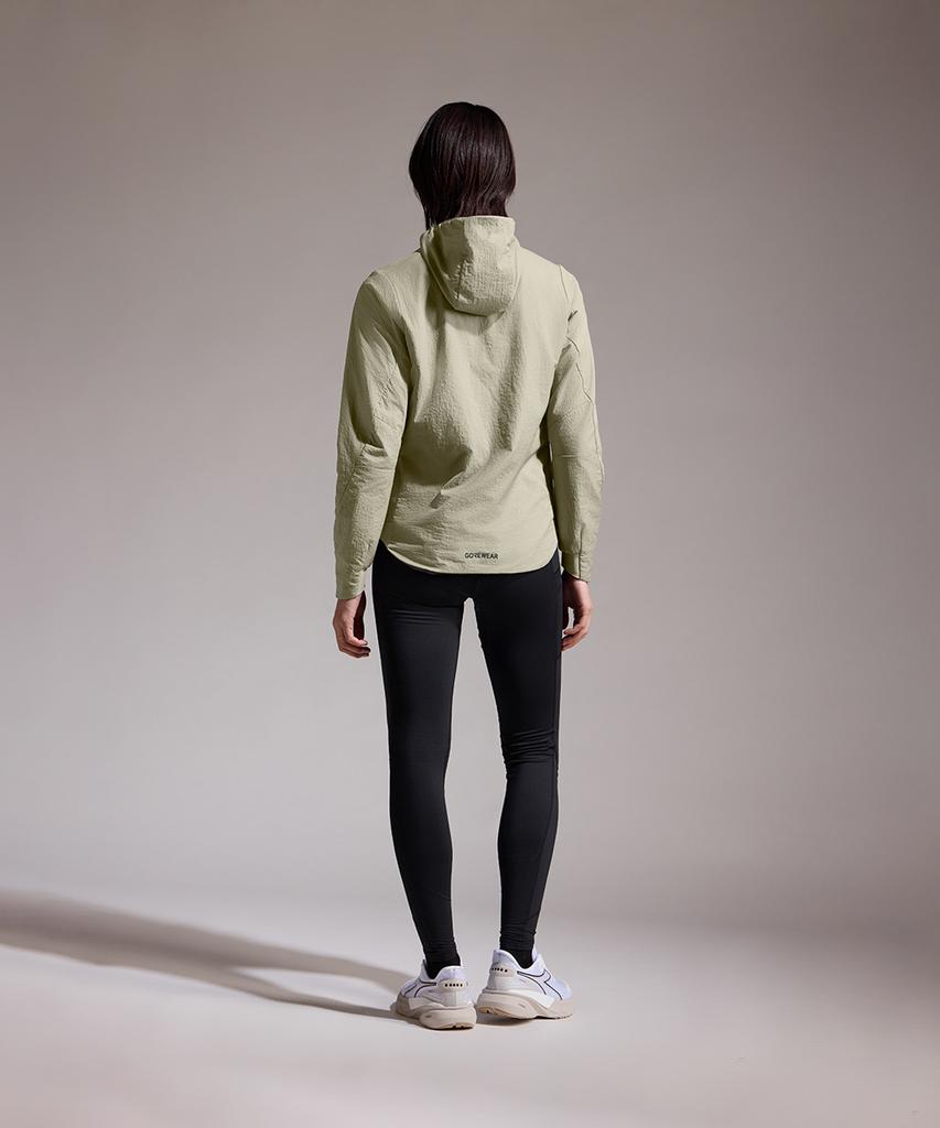 Gorewear Concurve Windstopper Epe Insulated Hooded Jacket Women - Tech Beige (Women'S) Windproof And Thermal Outerwear