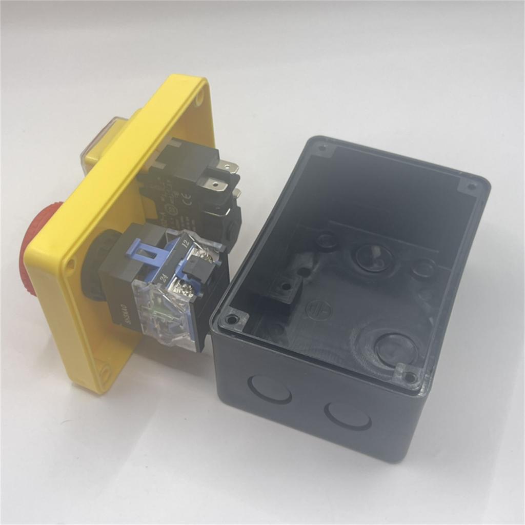 Electromagnetic Safety Push Button Switches Electric Tool Emergency Switches ABS 250V 16A for Power Tool & Machinery