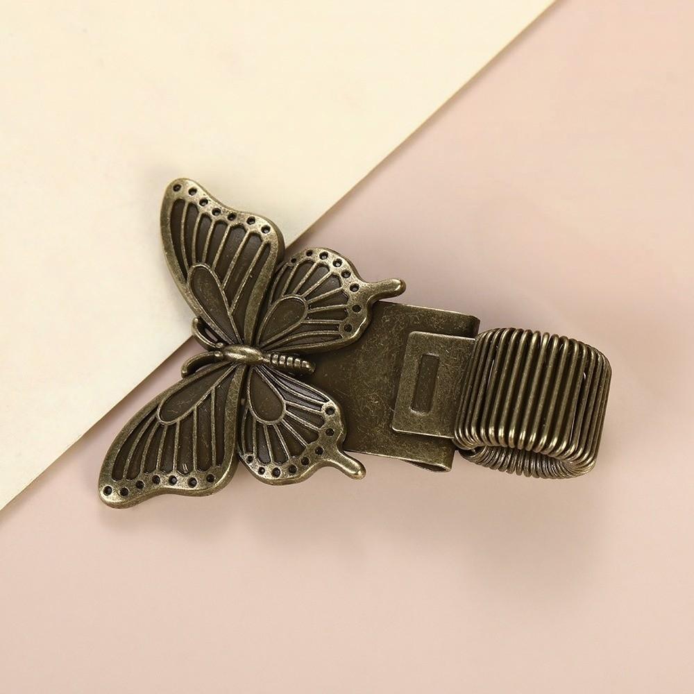 Creative Butterfly Rhinoceros Beetle Pen Clip Metal Notebook Pen Holder Notebook Accessory