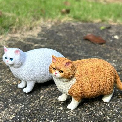 Изысканная модель кошки из ПВХ, имитация сиамской, рэгдолл, персидской кошки, реалистичные фигурки питомцев, имитация питомца, украшение для автомобиля