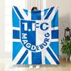 1.FC Magdeburg Colorful Logo for all seasons blanket lunch break throw gift
