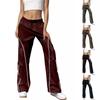 Women's Fashion Casual Sports Wide Leg Jogging Pants Multi-pocket Pants