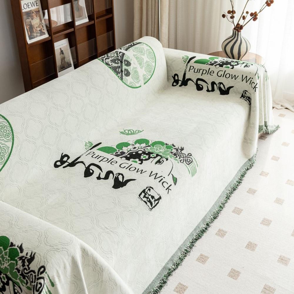 Ощущение прохлады Гостиная Диван Коврик Пледы Пекинская опера Кемпинг Пикник Одеяло Чехол Диван Чехол