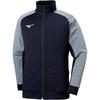 Mizuno Мягкий трикотажный тренировочный слим-фит жакет темно-синий х угольный размер S, 32MC9116, меланжевый,