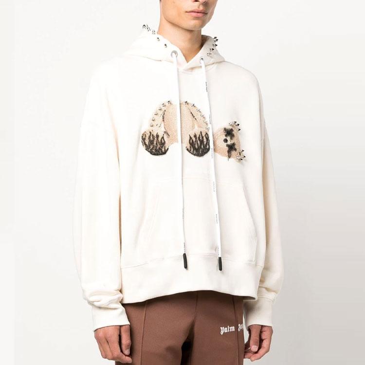 PALM ANGELS Punk Bear Hoodie PMBB058F22FLE0020460