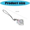 6 Color Option Miniature Camera Keychain Adorable Macaron Design Phone Lanyard Stylish Jewelry Charm For Backpacks