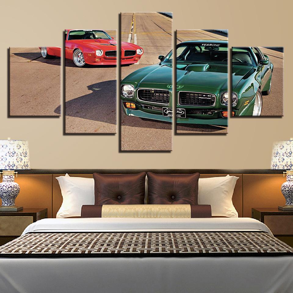 5 панелей гоночный автомобиль гоночный трек в рамке художественная живопись модульная HD печать холст плакат домашний декор гостиная современные настенные картины без рамки
