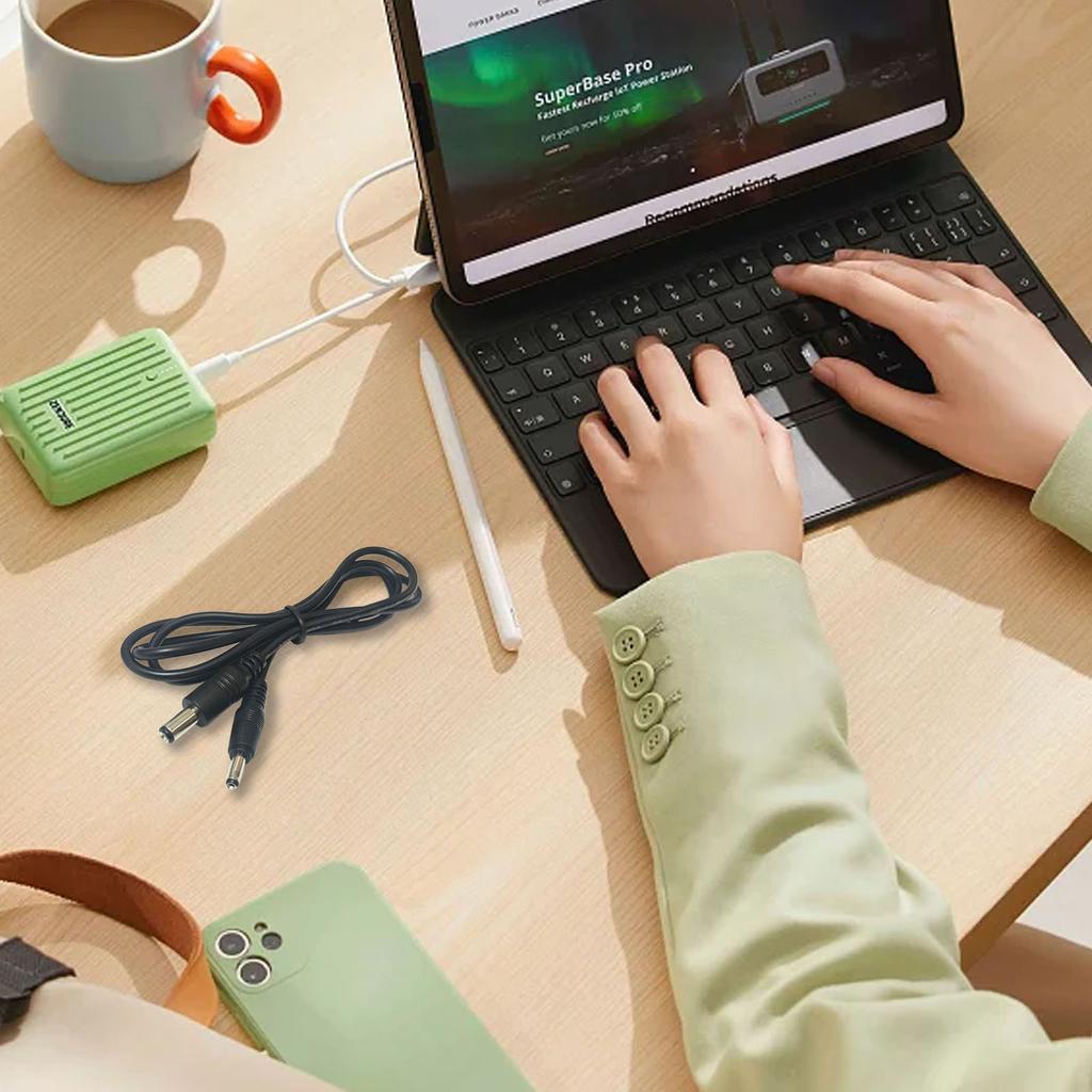 Штекер 5,5x2,1 мм на штекер 3,5x1,35 мм Кабель питания CCTV C Адаптер шнура для различных электронных устройств