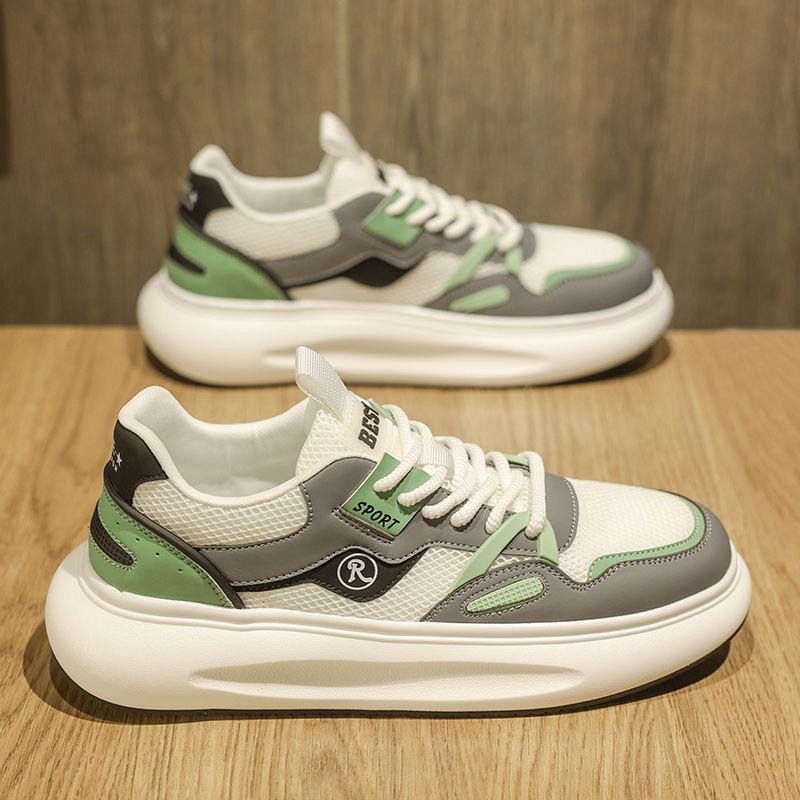 Fashion Outdoor Men Trend Casual Sports Shoes 2025 Autumn New Student Mesh Breathable Air-cushion Running Sneakers Male Walking Footwear