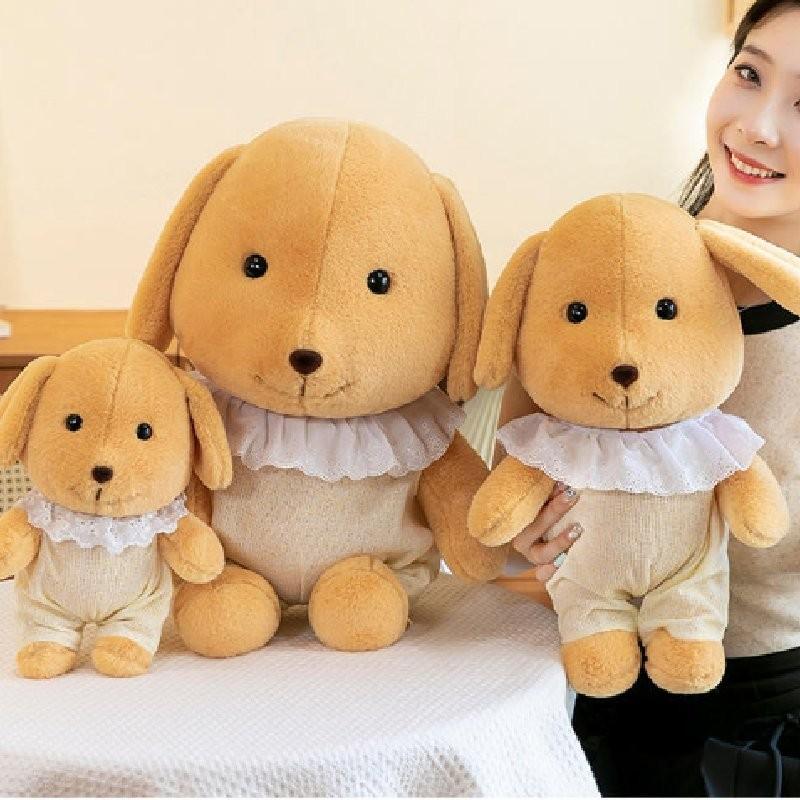 Cute Adorable Plush Poodle Puppy Doll Family Soft Toy For Girls Birthday Gift