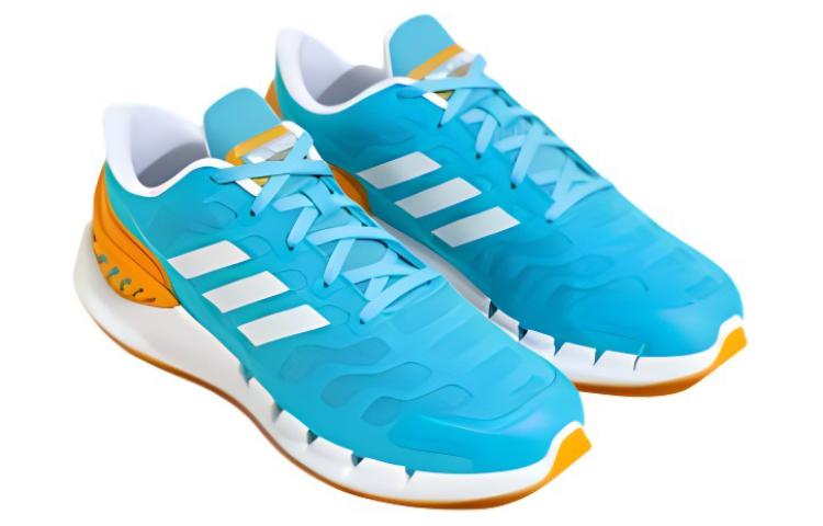 adidas Climacool Ventania Удобные Нескользящие Износостойкие Низкие Повседневные Беговые Кроссовки Унисекс Сине-Оранжевые IE5474