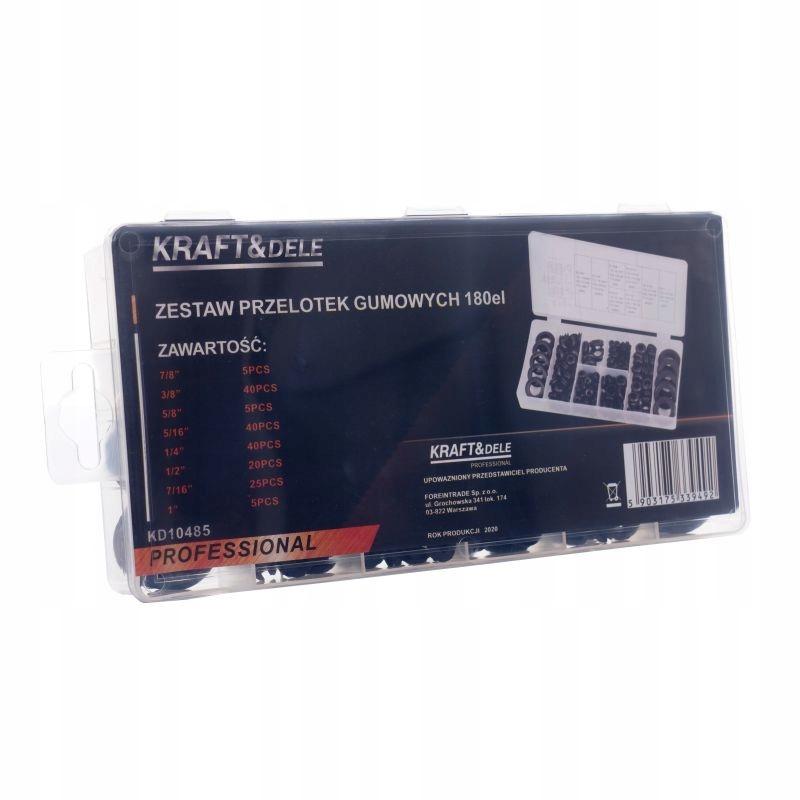 Set of Rubber Grommets 180 pcs. Kraft&Dele