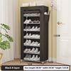 Multilayer Nonwoven Shoes Storage Cabinet Dust-proof Shoe Rack Storage Rack Space-saving Dustproof Shelf For Home Corridor