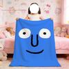 Blanket Funny For Soft Throw Art Blanket for Picnic Bed Sofa Home J-Jean Face Bedroom Fashion J-Jullien Cozy Warm Comfortable