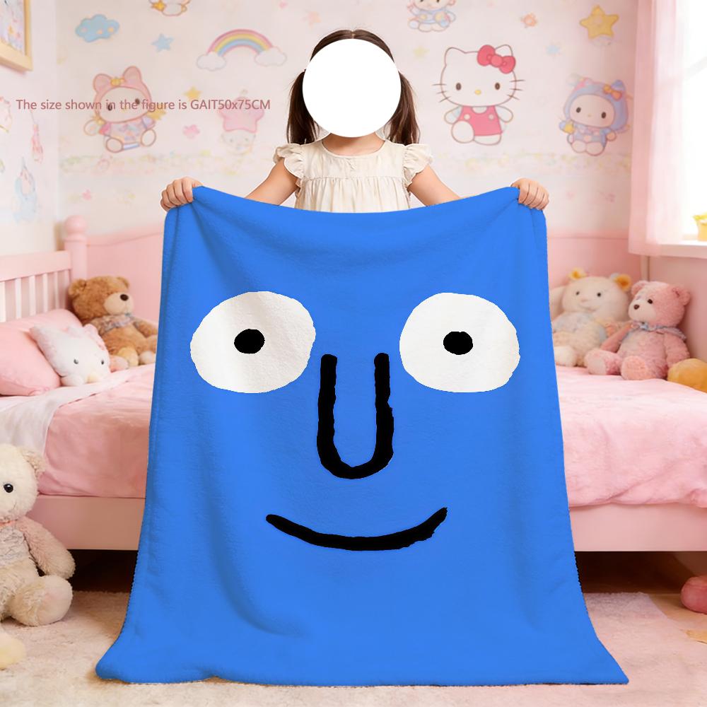 Blanket Funny For Soft Throw Art Blanket for Picnic Bed Sofa Home J-Jean Face Bedroom Fashion J-Jullien Cozy Warm Comfortable