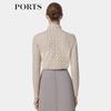 PORTS Women's Autumn/Winter Knitted High-Neck Sweater