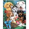 Full 5D Diy Diamond Painting Many Dogs Diamond Embroidery Cross Stitch Home Decor Handmade Gift