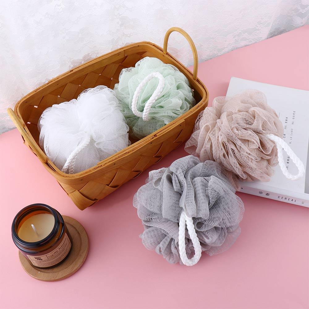 Equipment Back Scrubber Simple Design Wash Body Bath Flower Bath Ball Shower Brush Mesh Sponge