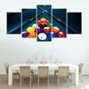 Wall Art Canvas Painting 5 Panels Frame Sports Billiards Pictures HD Printed Modular Canvas Poster Living Room Home Decor No Frame