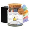 Bible Verse Jar Read Me When Bible Verses Jar Daily Prayer Hope Jar with 90 Verses Christian Gifts for Women Men