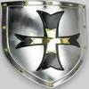 Crusader Knight Shield Functional And Decorative Armor Shield Medieval Armor Templar Cross Shield  For Display
