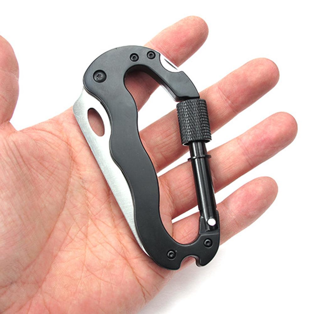 Wine Opener Pocket Cross Screwdriver Mountaineering Buckle Bottle Opener Fast Hanging Buckle