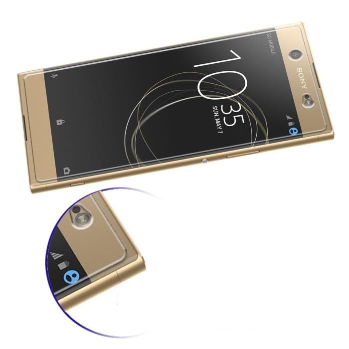 Sony Xperia XA1 ULTRA Tempered Glass - [3 Pack] Ultra Resistant Screen Protector Glass Film [Phonillico®]