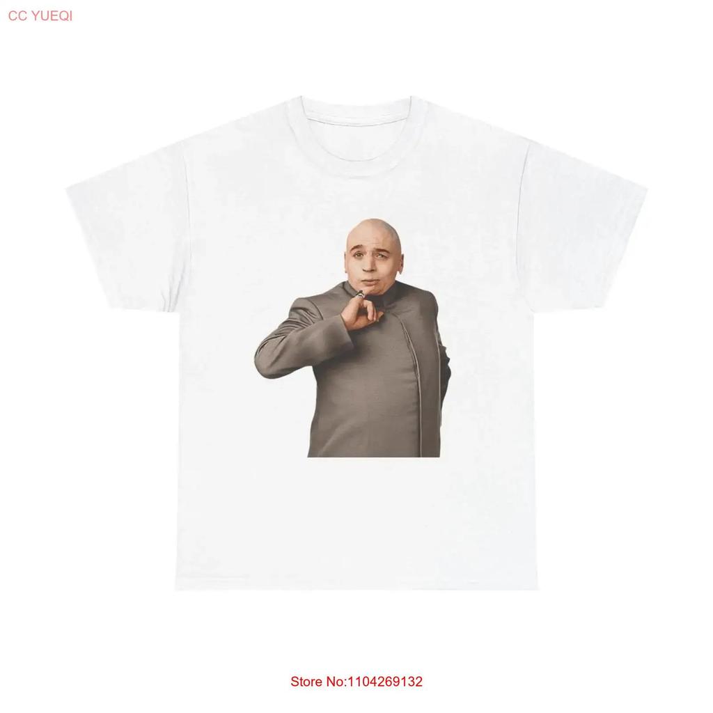 Dr Evil Funny T Shirt Austin Powers Retro Heavy Cotton Vintage Slightly Versatile Homme Stretched Top For Everyday Wear