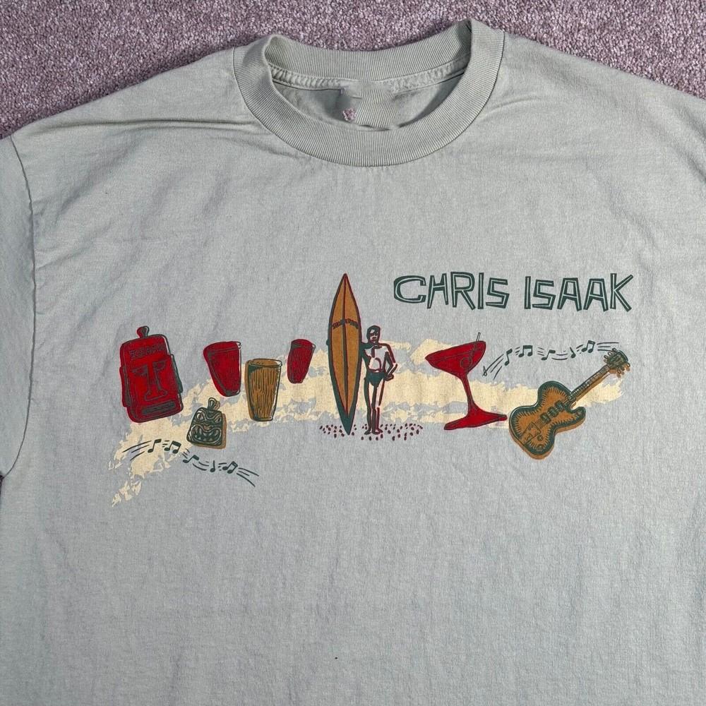 VINTAGE Chris Isaak T-shirt For men Women All Size S-4XL CO617 Unisex T-Shirt