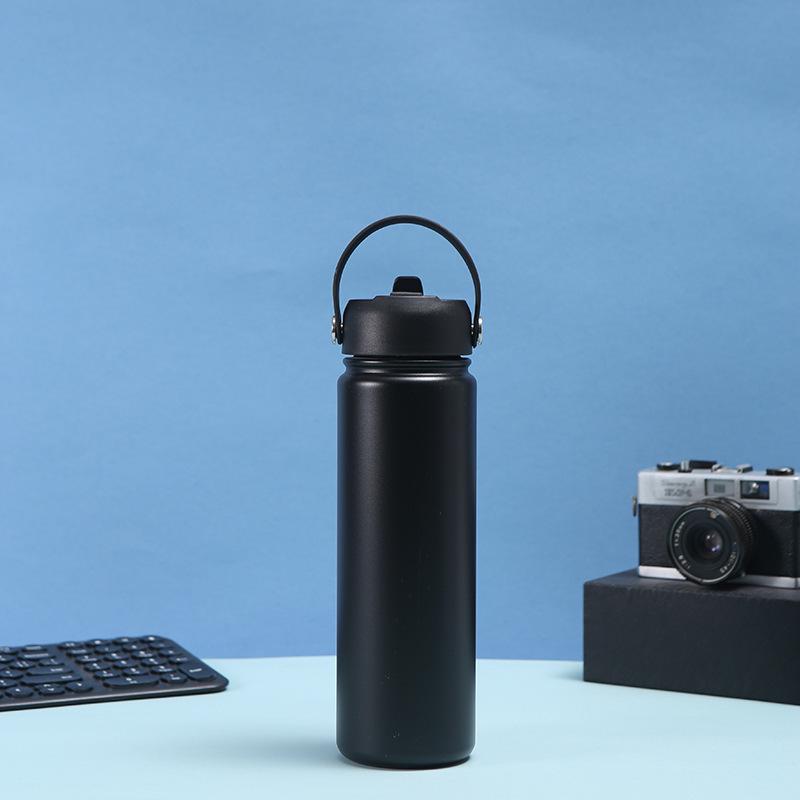 Large Capacity Double-Layer Insulated Cycling Sports Mug - 304 Stainless Steel