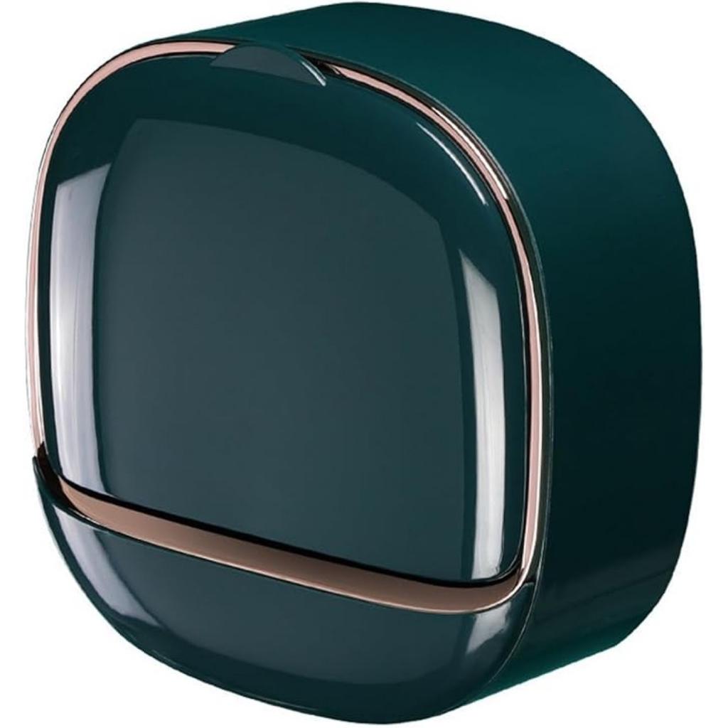 Adhesive Soap Holder for Shower Wall with Drainage Box, Waterproof Shower Bar Soap Holder Tray Soap Dish Wall Mounted Soap Caddy Organizer