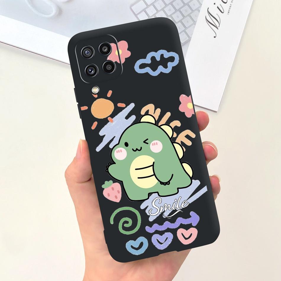 Чехол для телефона Samsung Galaxy M22 Samsung M22 F22 SM-M225F E225F Милый Мультяшный Кот Конфетный Цвет Мягкий Силикон Задняя Крышка Телефона