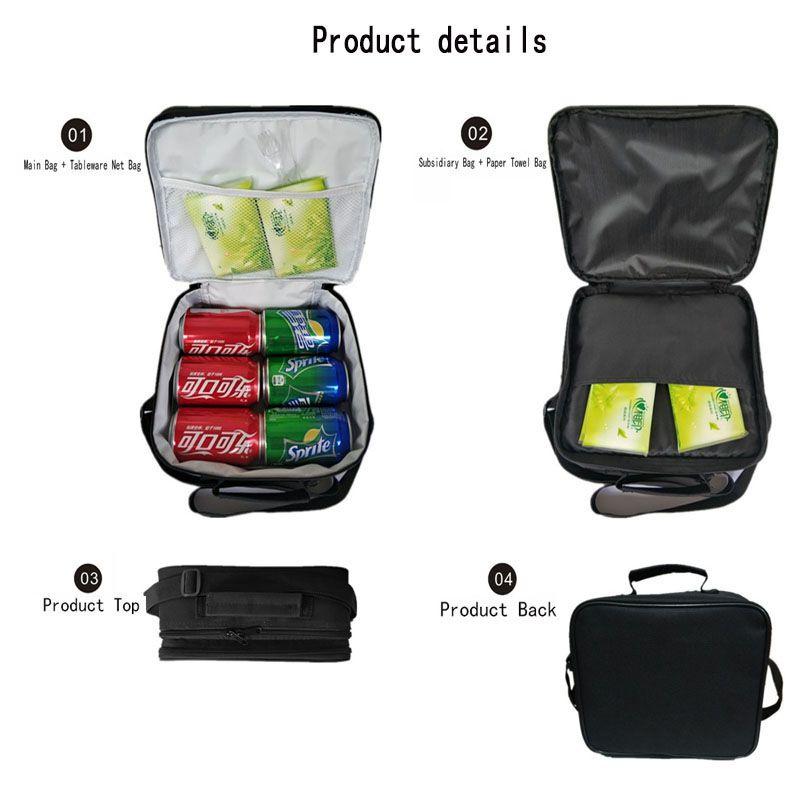 Просторная термосумка для обеда Mario для взрослых и детей с термоизоляцией