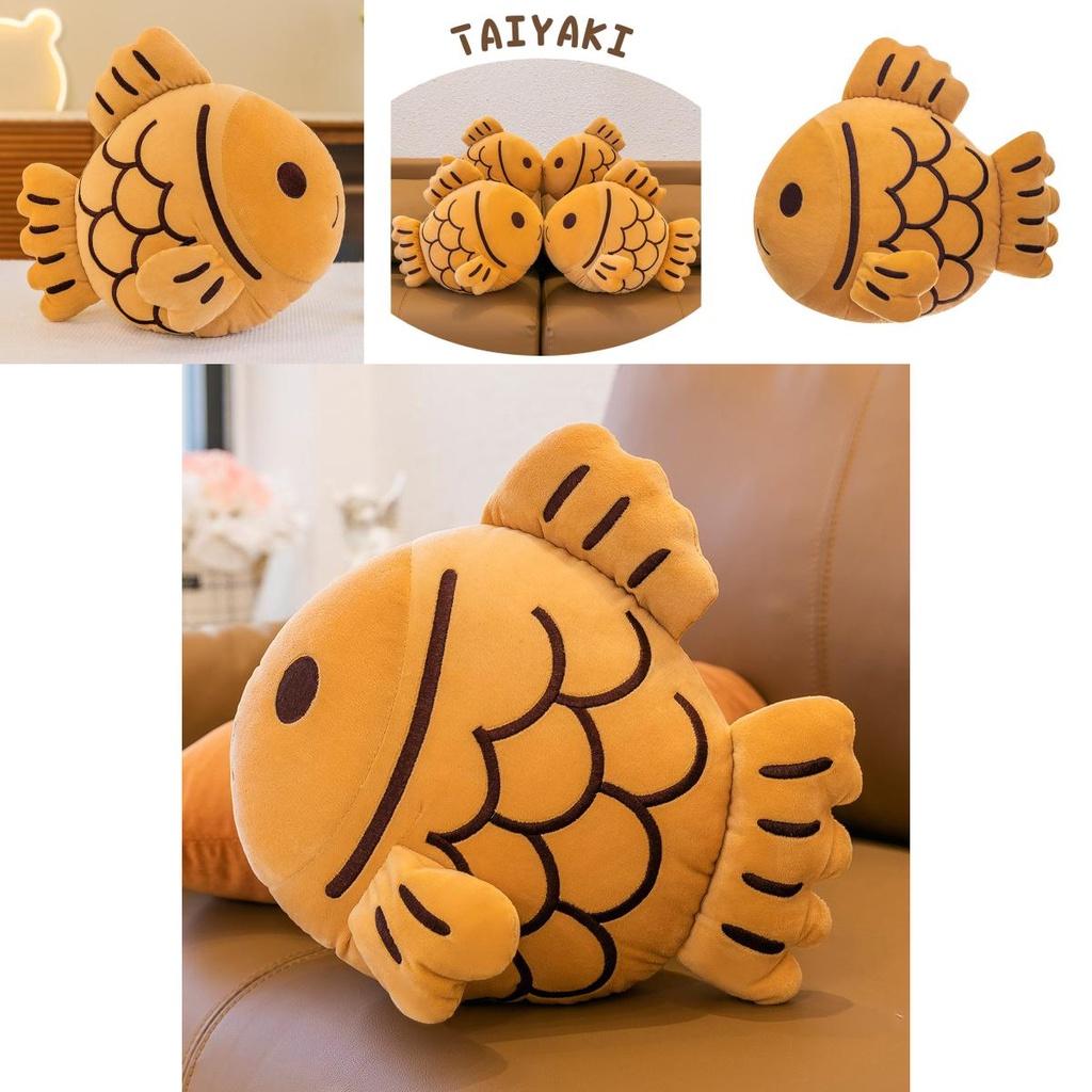 Креативная плюшевая игрушка-подушка в виде рыбы для детских подарков и украшения дома