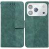 For iPhone 17 Pro Max Case Geometry Pattern Leather Wallet Phone Cover with Wrist Strap