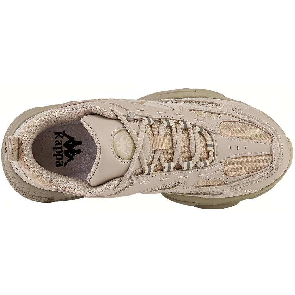 Kappa Retro Sports Abrasion Resistant Coverage Low top Chunky Sneakers Unisex Moon Gray (Unisex) Chunky Sneakers K0BZ5MC50 133