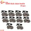 Hot Motorcycle chain buckle DID 420 428 530 630 428 thickened chain buckle chain lock chain joint Chain quick release