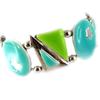 [G0326] - Designer Bracelet 'Starry Night' Blue Green