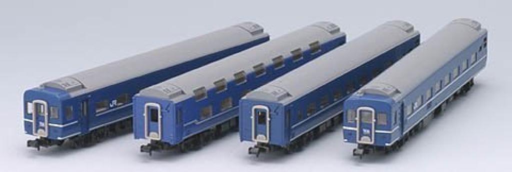TOMIX N Gauge 14 Series 15 Type Sleeper Express Comet Set 92278 Железнодорожная модель пассажирского вагона 4-вагонный