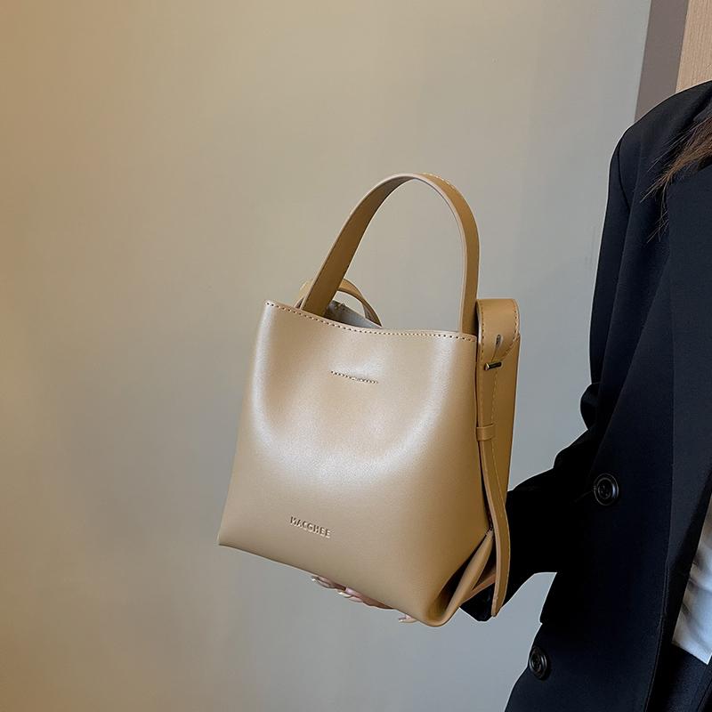Women Bag Handbag Simple Fashion Shoulder Bag Luxury Messenger Bag PU Leather Bucket for Women Brand Crossbody