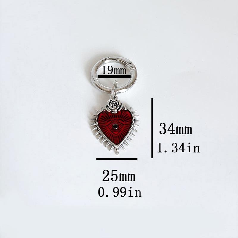 Эмаль, роза, сердце, ботинки martin, аксессуары, держатель, готический глаз дьявола, пряжка для обуви, ювелирные изделия, подвеска из темного металла