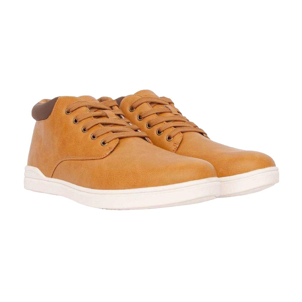 Crosshatch Mens Alistair Leather Trainers