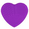 Puntos Love Heart Wash Косметические кисти Очиститель Силиконовый инструмент для макияжа Чистящий скруббер