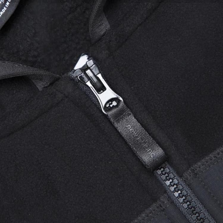New Balance Alphabet Splicing Contrasting Colors Hooded Jacket Asia Sizing 'Black' Men's AMJ13382-BK