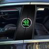 2Pcs PET Car Center Pillar Protective Film Anti-scratch Sticker Decal For Skoda Octavia Superb Kodiaq Fabia Yeti Enyaq Rapid Vrs AA333