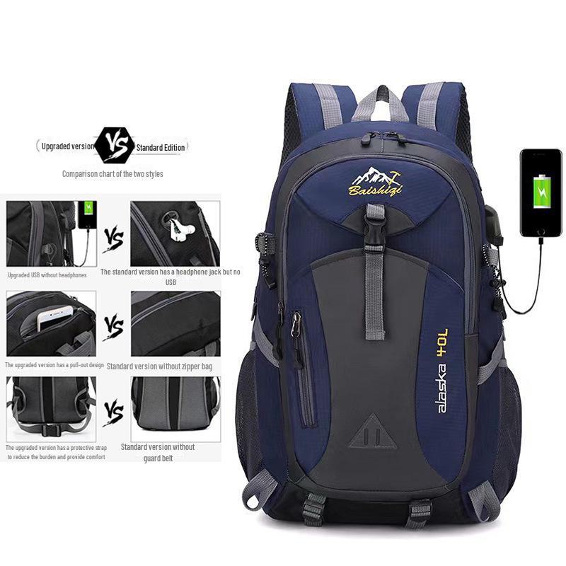 Мужской водонепроницаемый рюкзак для походов и активного отдыха на природе для путешествий и кемпинга