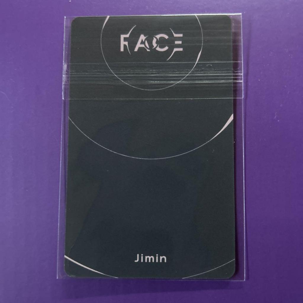 [USED] BTS Jimin Trading Card Solo Album FACE Photo Card JIMIN